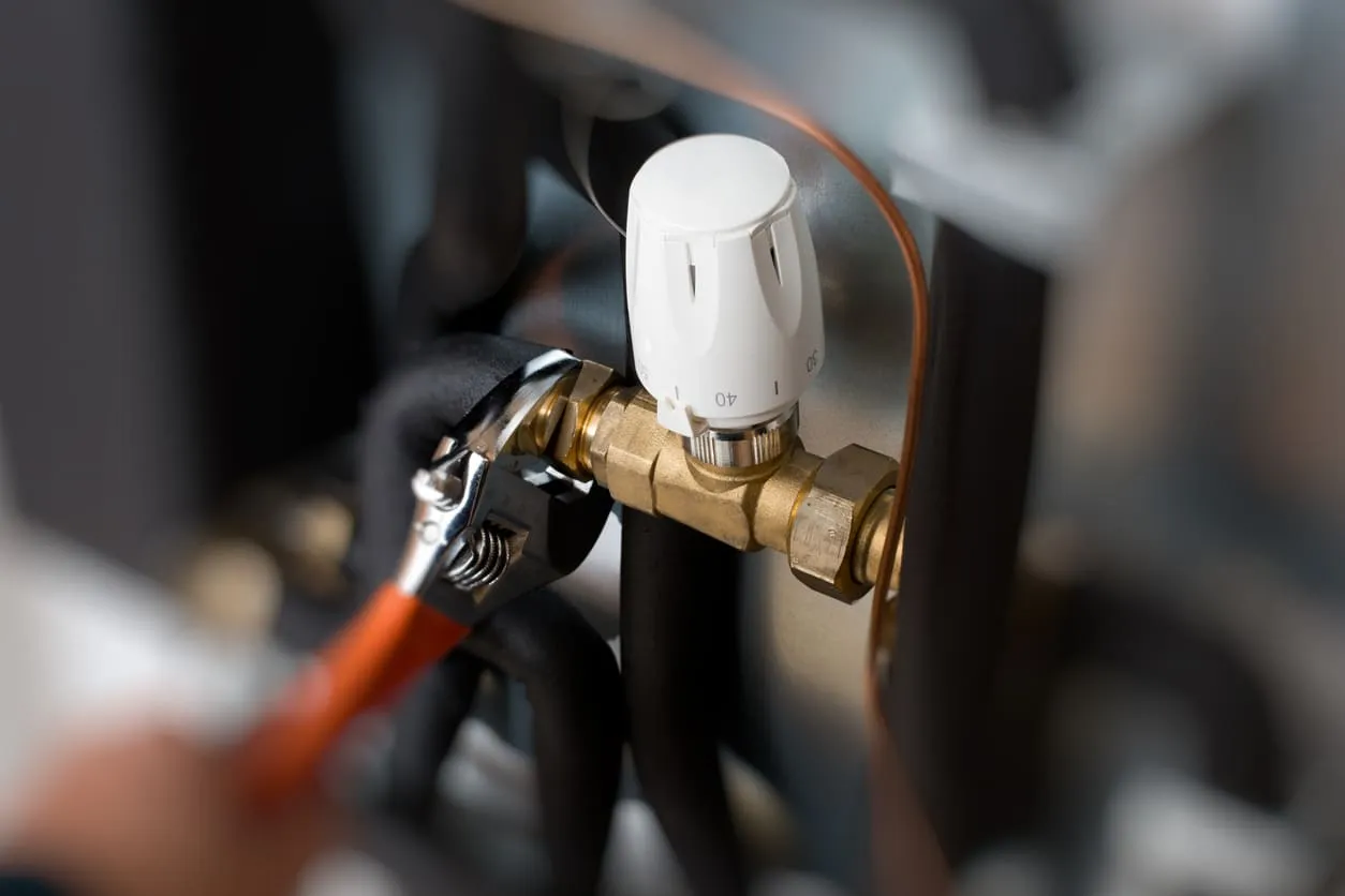 Working on Heating System